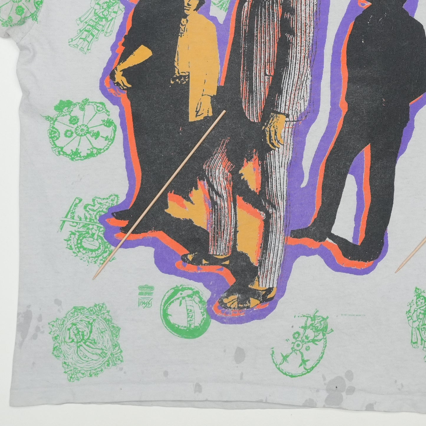 1993 The Doors All Over Print Shirt Detail
