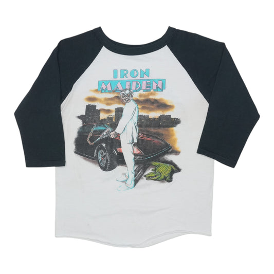 1987 Iron Maiden Vice Is Nice Tour Jersey Shirt