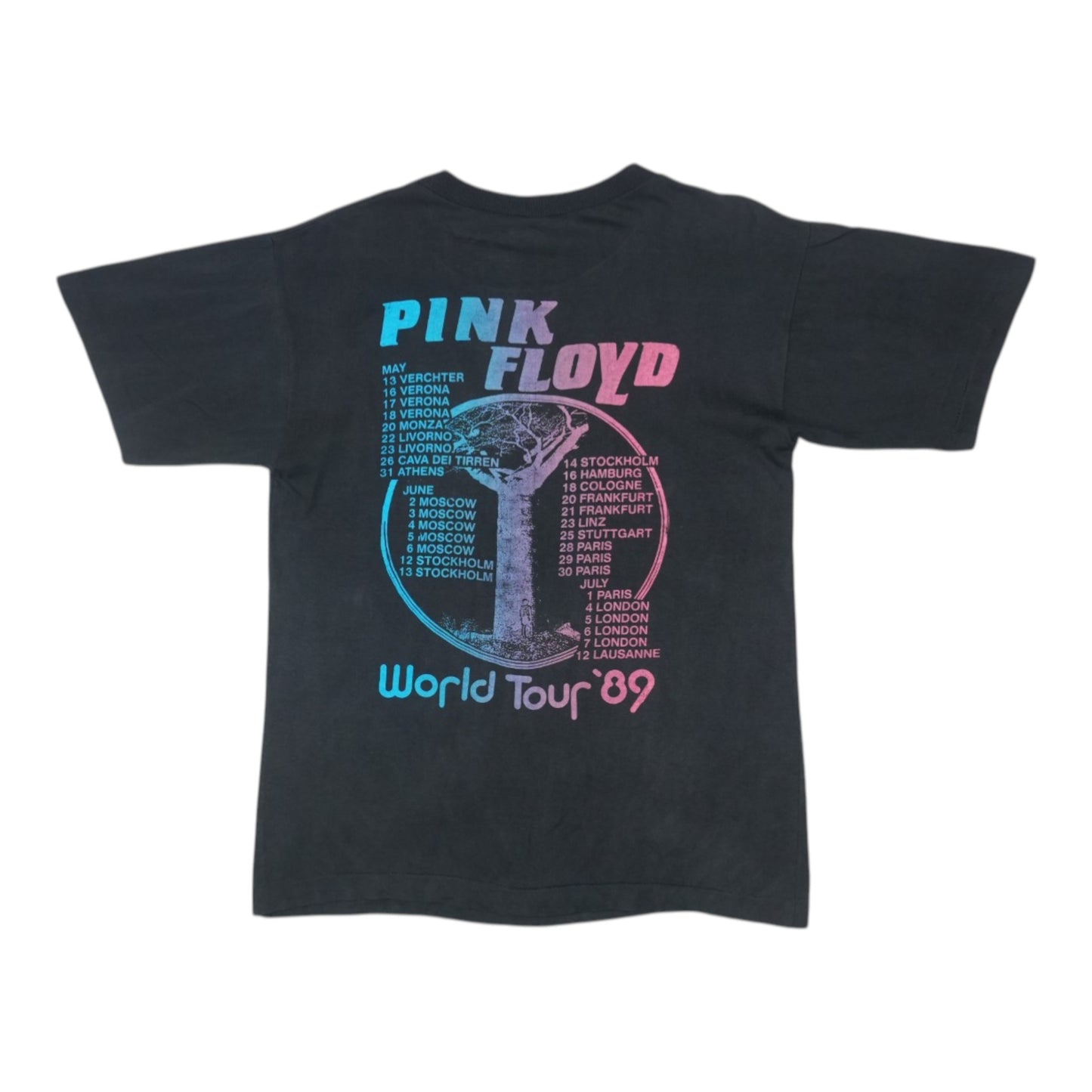 1989 Pink Floyd Momentary Lapse Of Reason Tour shirt Back