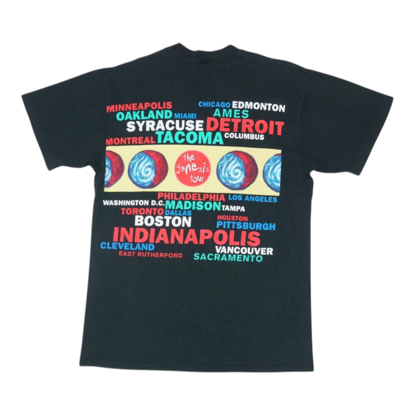 1992 Genesis Tour Shirt Back