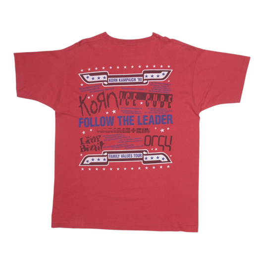 1998 Korn Family Values Tour Shirt Back