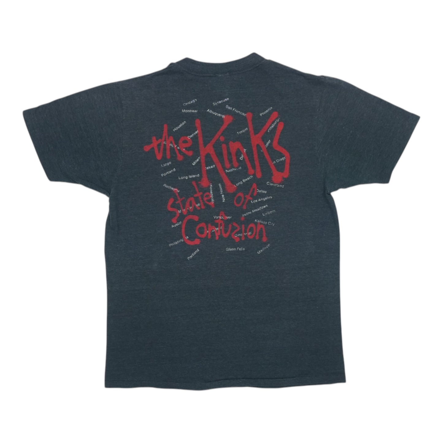 1983 The Kinks State Of Confusion Tour Shirt
