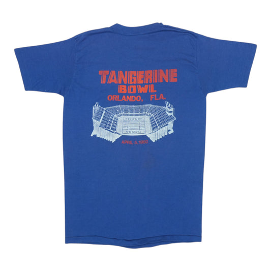 1980 Bob Seger Tangerine Bowl Concert Shirt Back