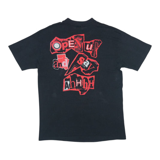 1988 Poison Open Up And Say Ahhh Shirt Back