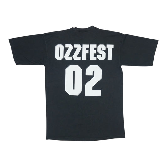 2002 Ozzy Osbourne Ozzfest Gruesome Twosome Shirt Back