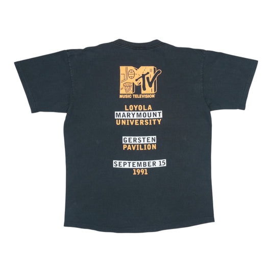 1991 MTV Rock N Jock Basketball Shirt Back