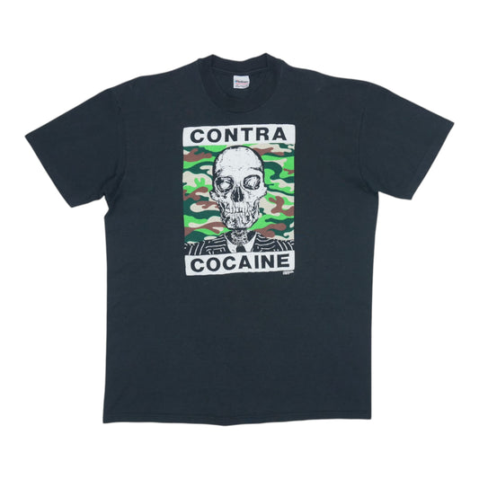 1988 Jackson Browne Contra Cocaine Concert Shirt