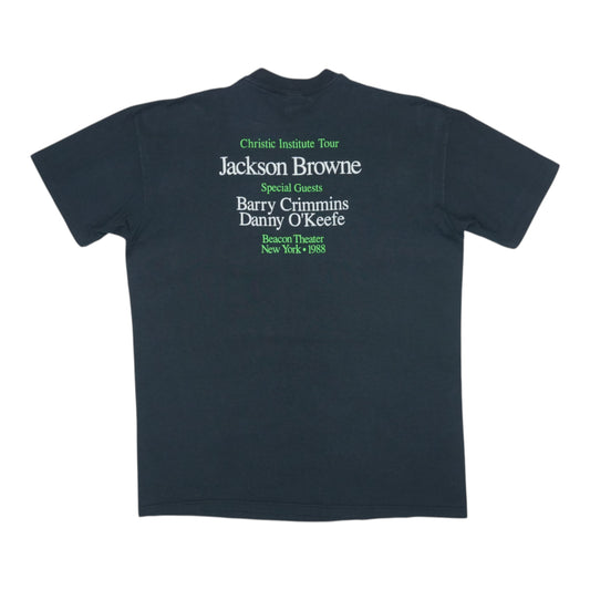1988 Jackson Browne Contra Cocaine Concert Shirt Back