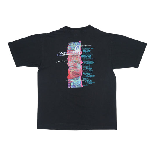 1999 Woodstock Music Festival Shirt Back