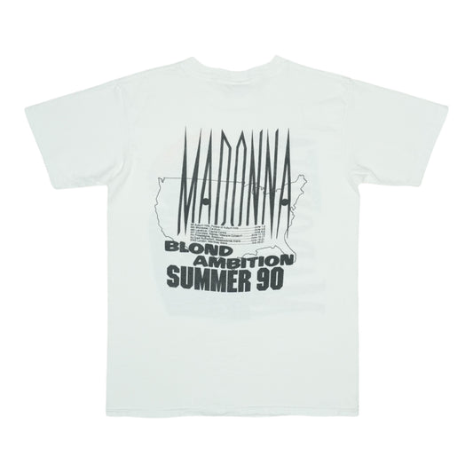 1990 Madonna Blond Ambition Tour Shirt Back