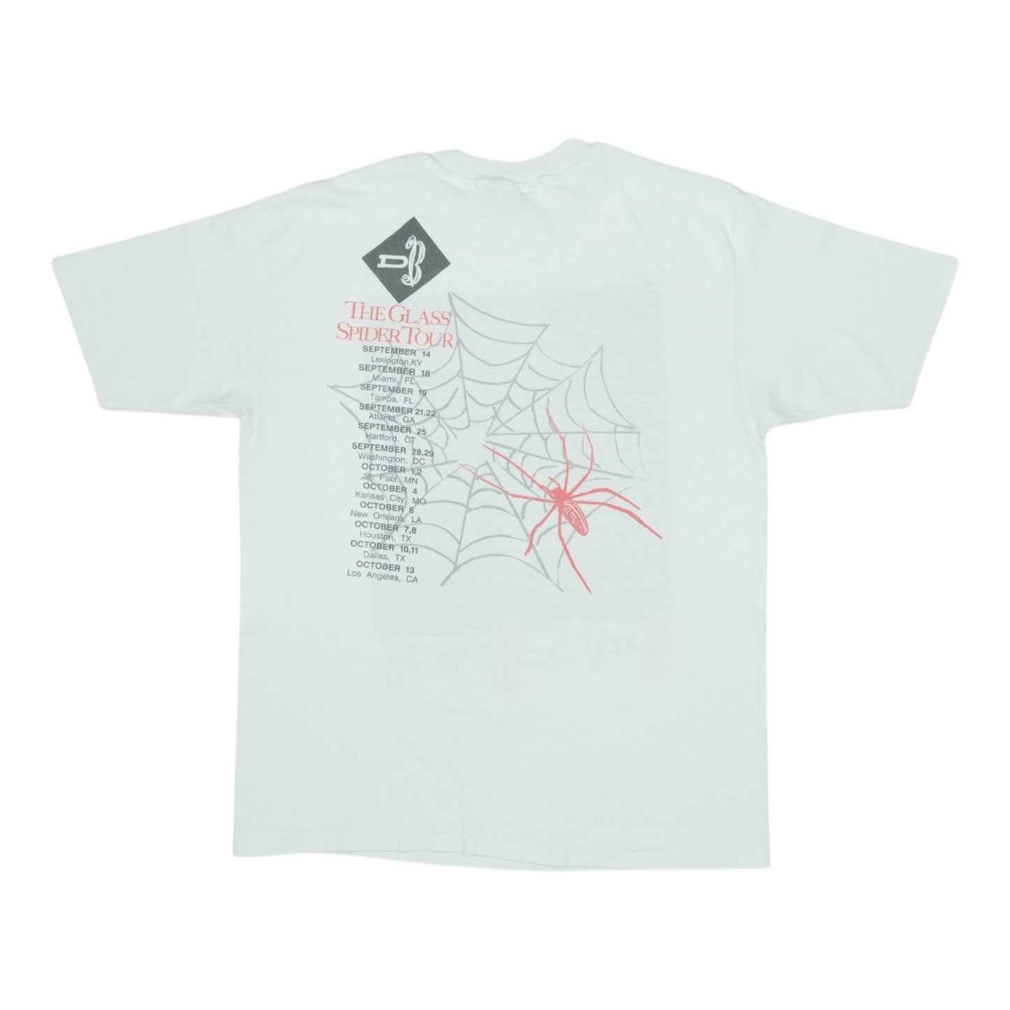 1987 David Bowie Glass Spider Tour Shirt