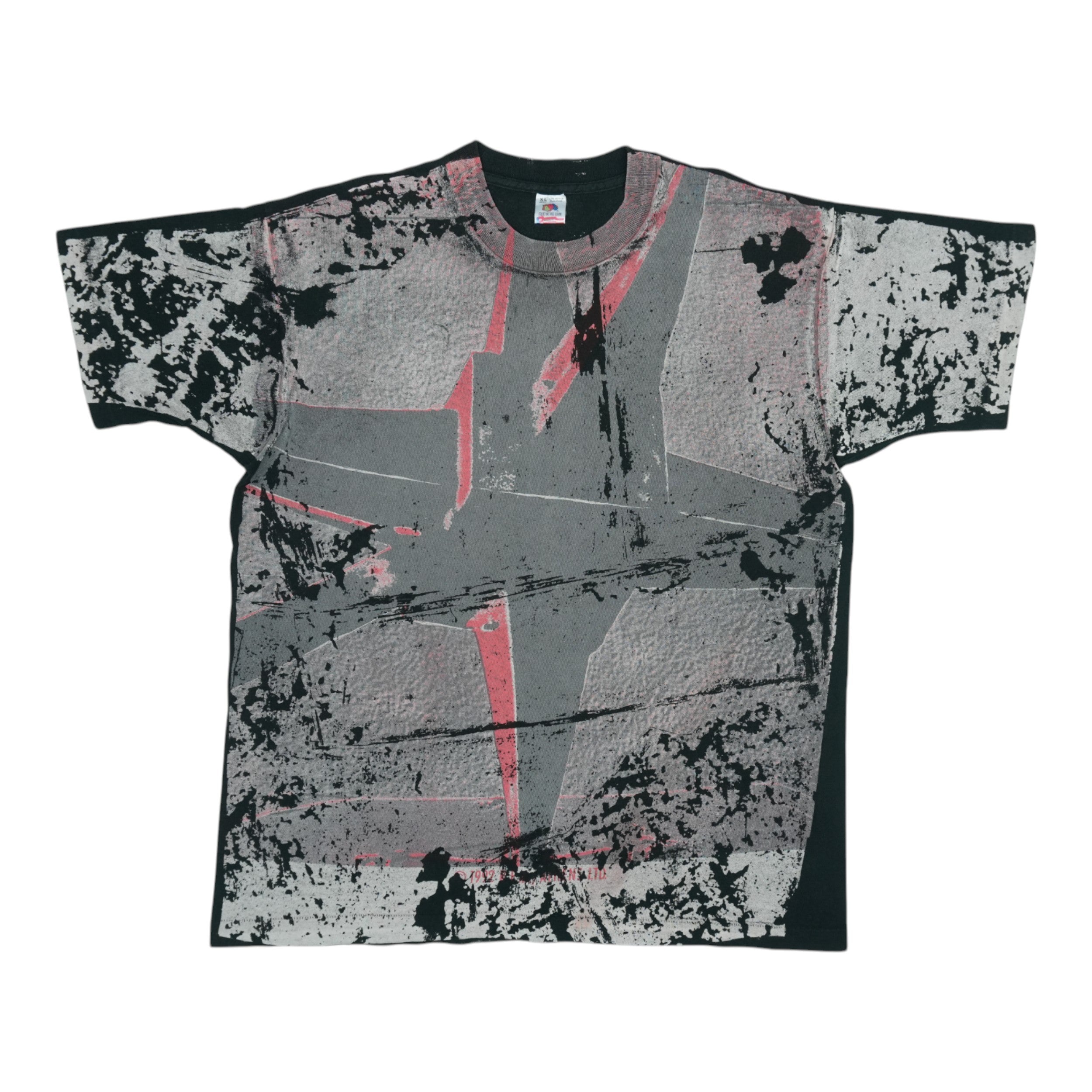 1992 REM Automatic For The People All Over Print Shirt | Authentic 