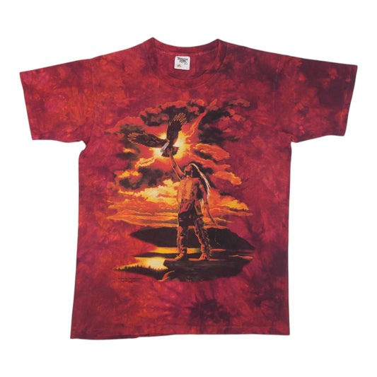 1996 Native American The Mountain Tie Dye Shirt