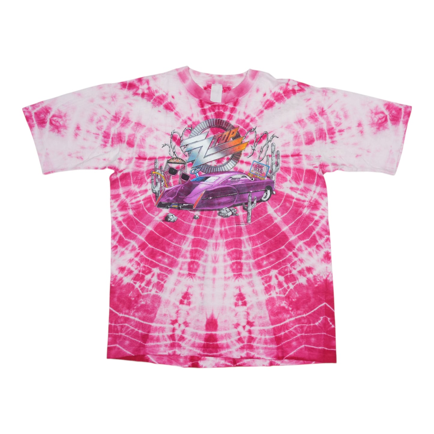 1991 ZZ Top Recycler Tie Dye Shirt