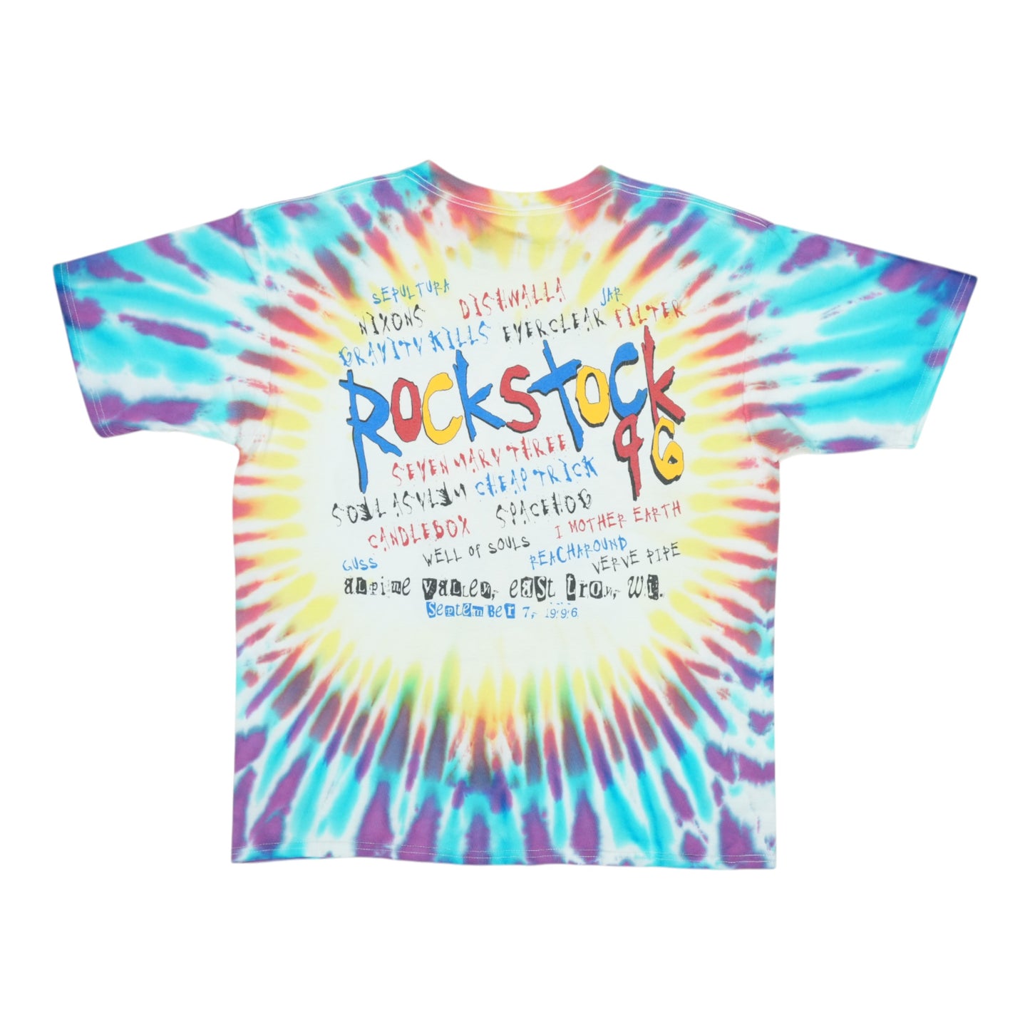 1996 Rockstock Festival Tie Dye Shirt