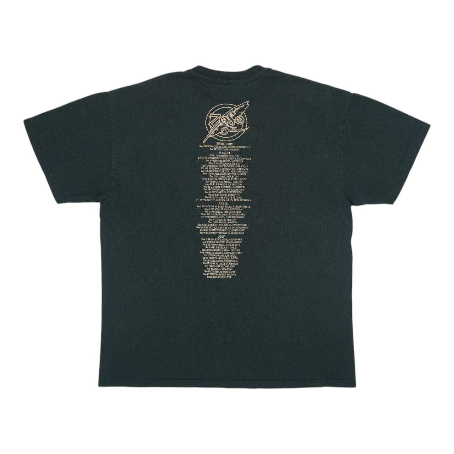 1995 Jimmy Page Robert Plant Zoso Tour Shirt