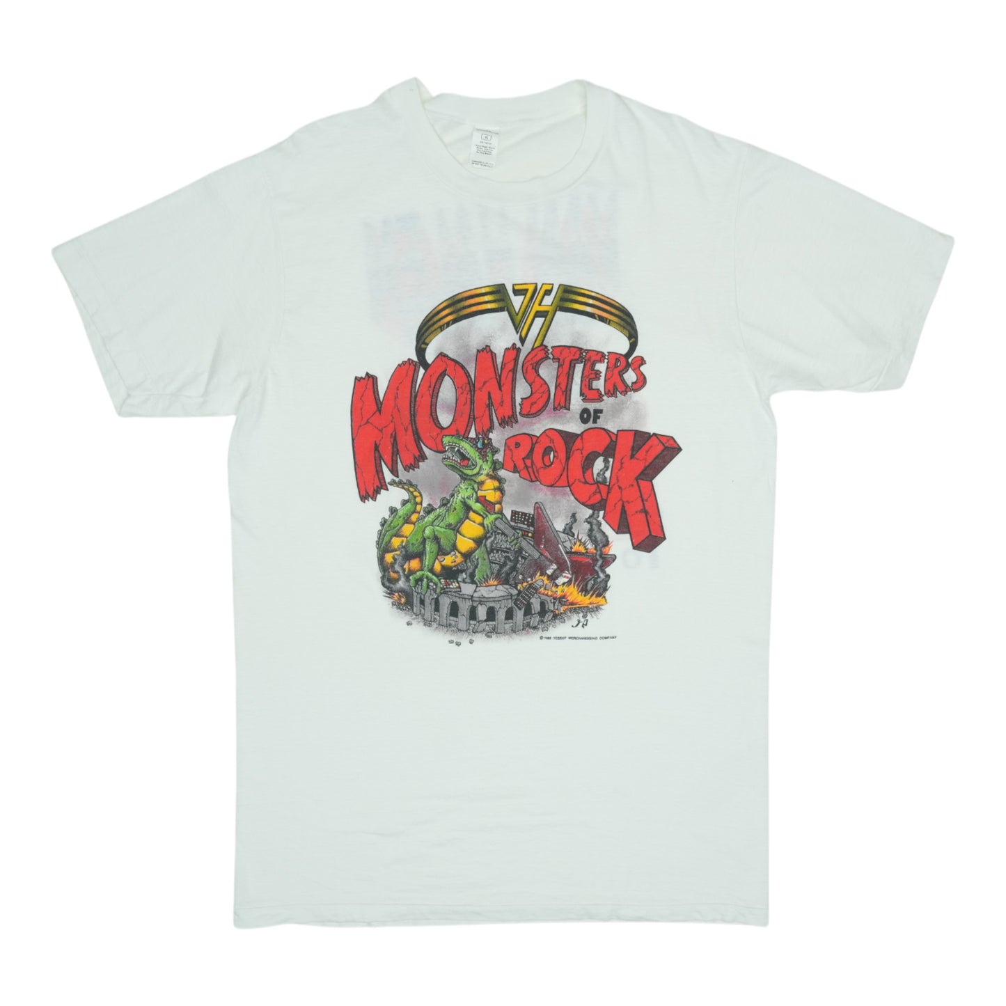 1987 Van Halen Monsters Of Rock Tour Shirt