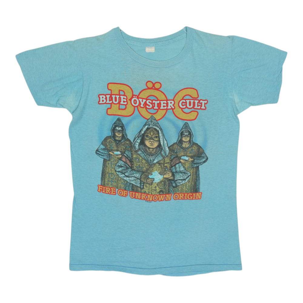 1981 Blue Oyster Cult Fire Of Unknown Origin Tour Shirt