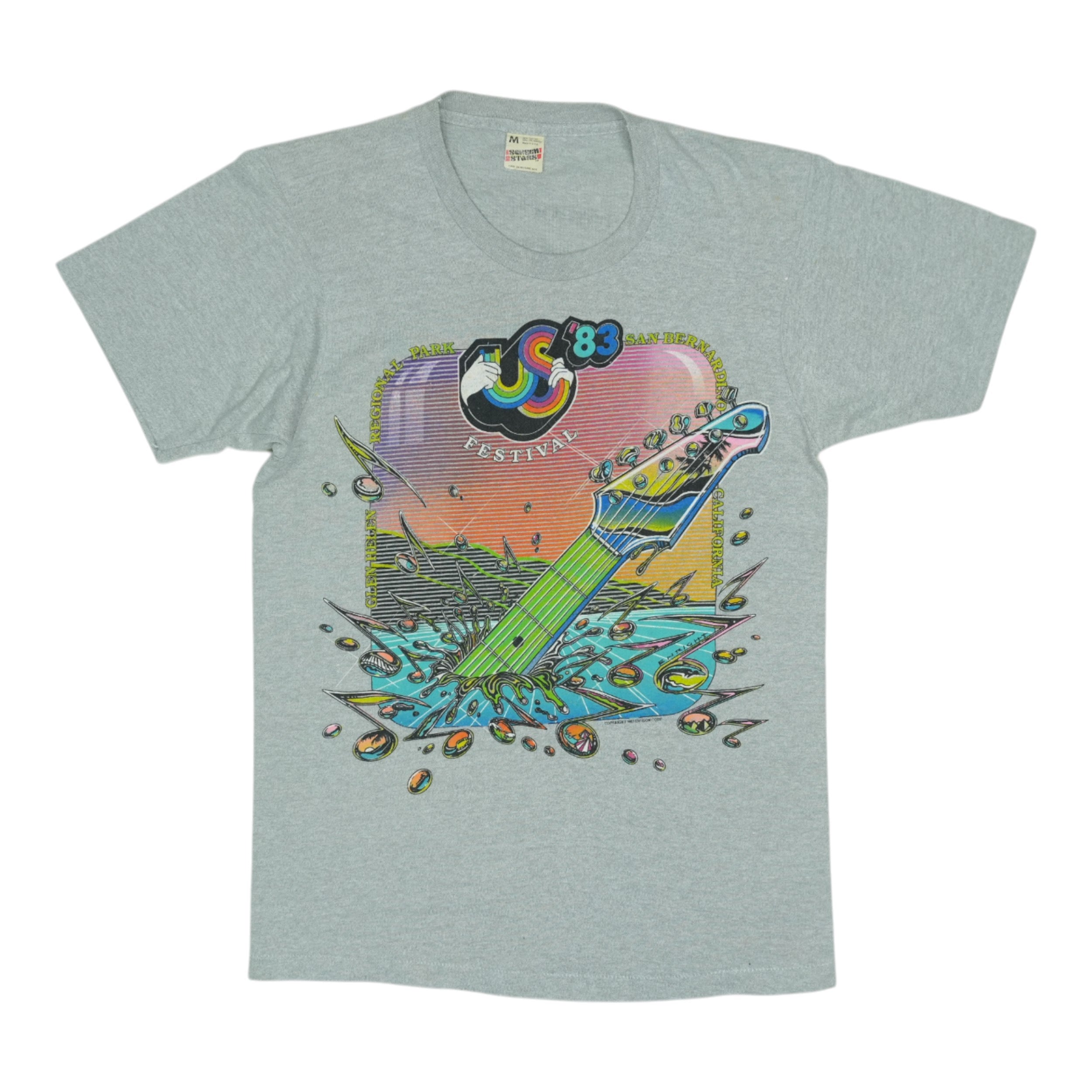 1983 Us Festival Concert Shirt | Authentic Vintage Tee – WyCo Vintage