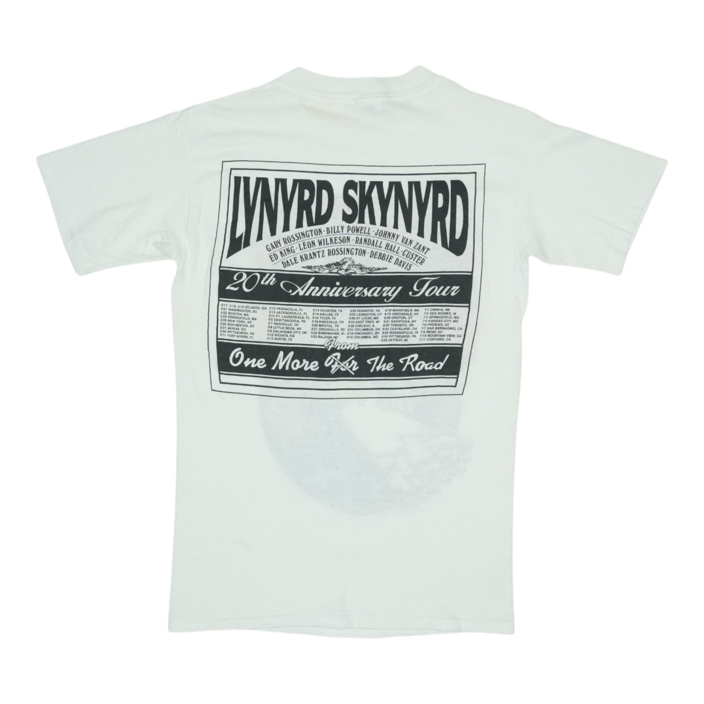 1993 Lynyrd Skynyrd One More From The Road Tour Shirt