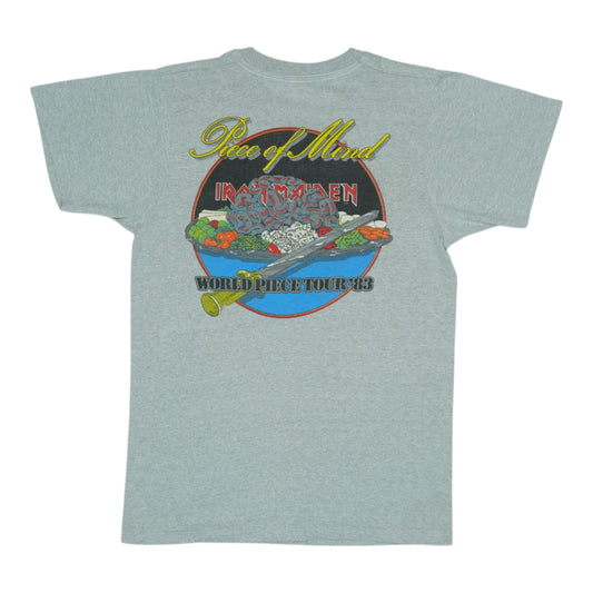 1983 Iron Maiden Piece Of Mind Tour Shirt Back