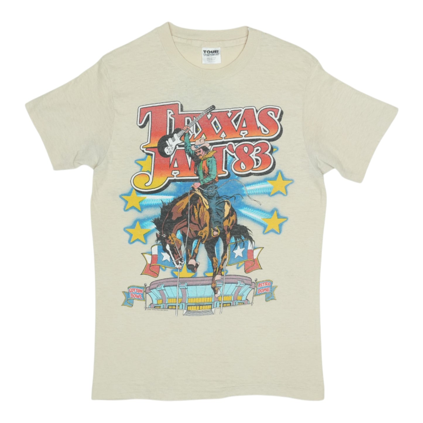 1983 Texas Jam Music Festival Concert Shirt