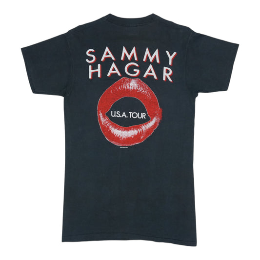 1983 Sammy Hagar Tour Shirt Back
