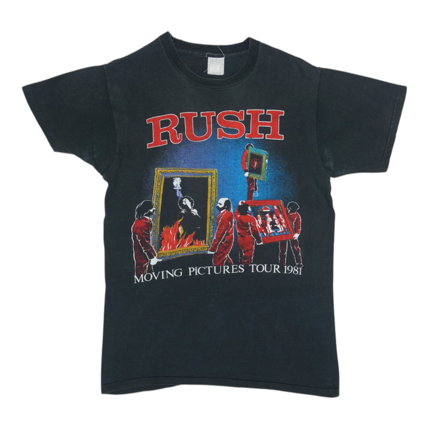 1981 Rush Moving Pictures Tour Shirt
