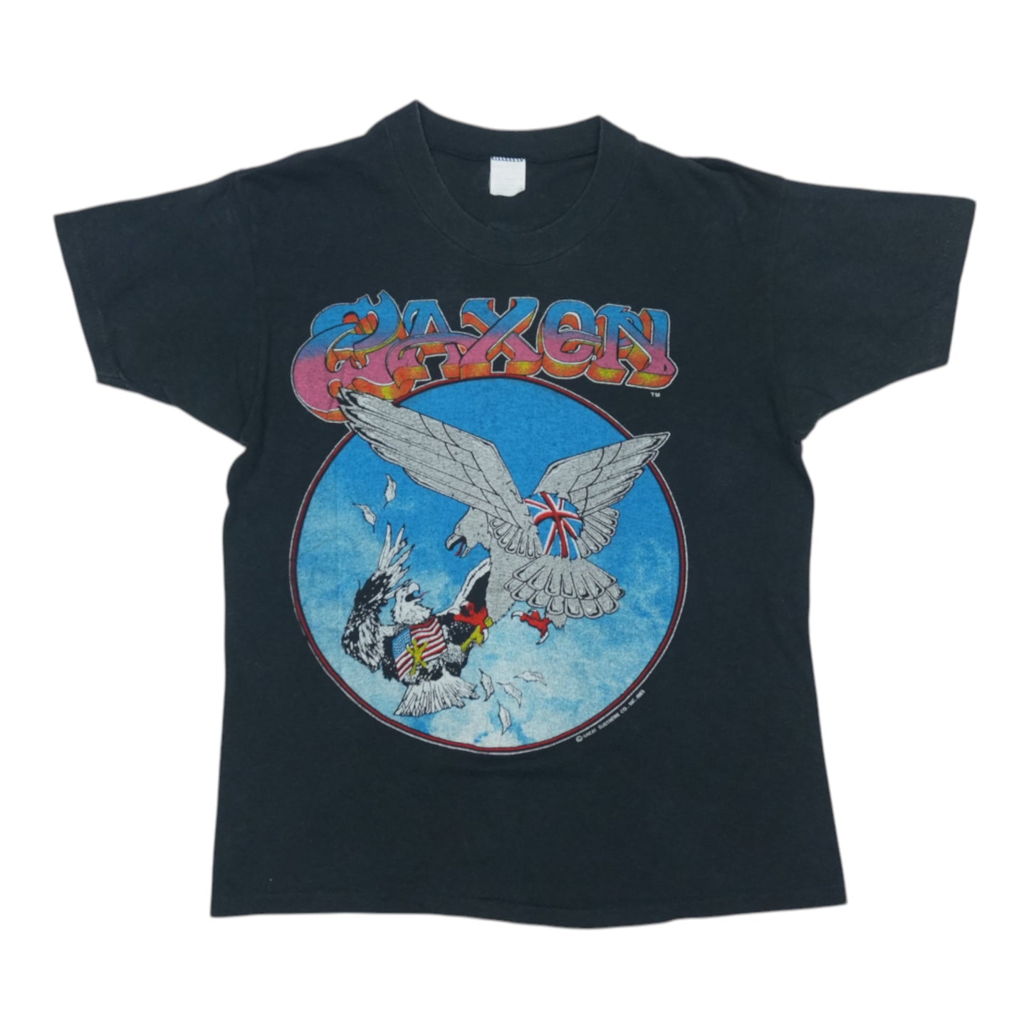 1983 Saxon World Conquerer Tour Shirt