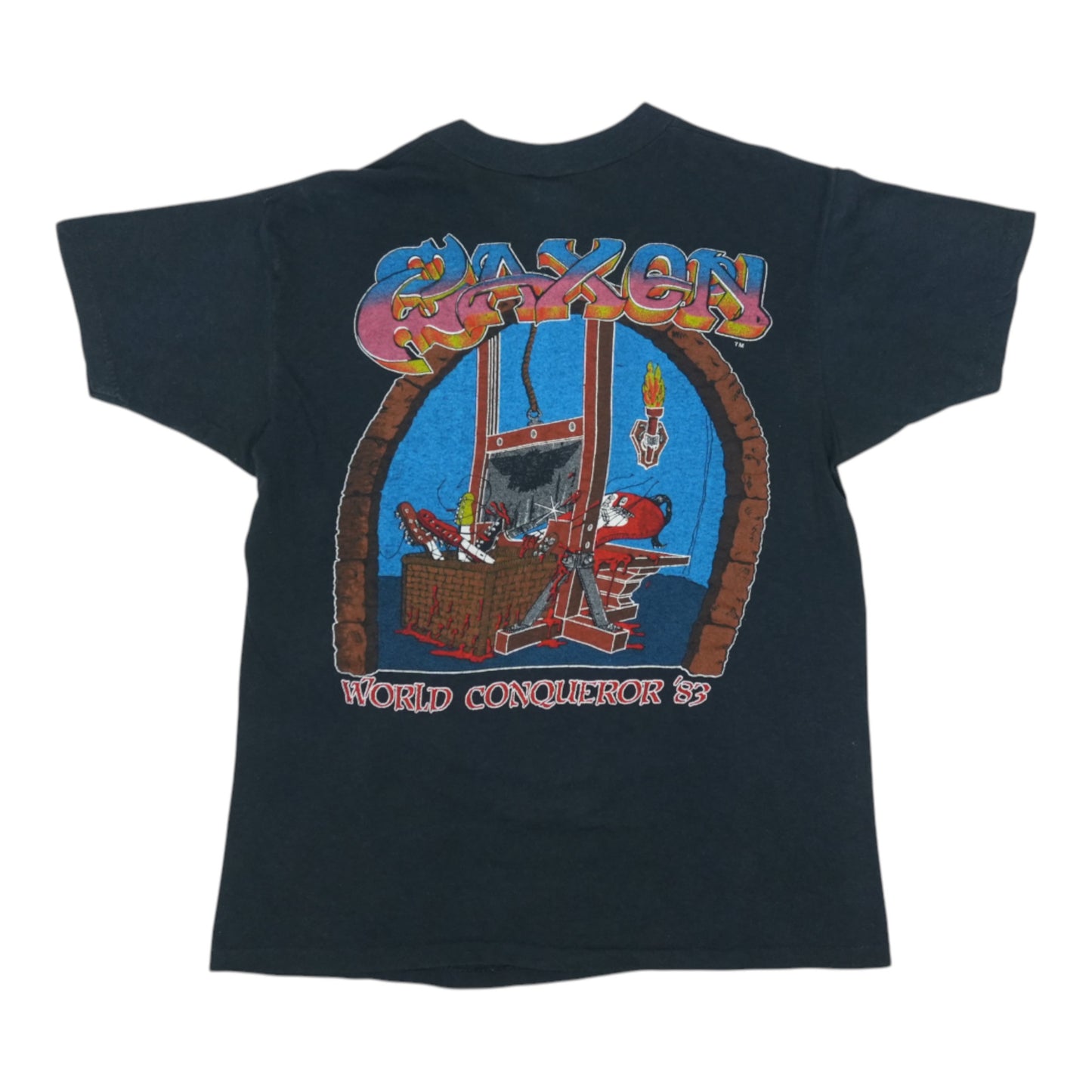 1983 Saxon World Conquerer Tour Shirt