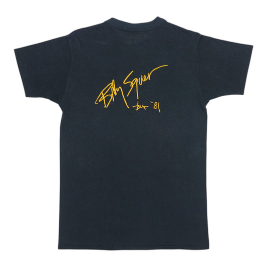 1981 Billy Squier Tour shirt Back