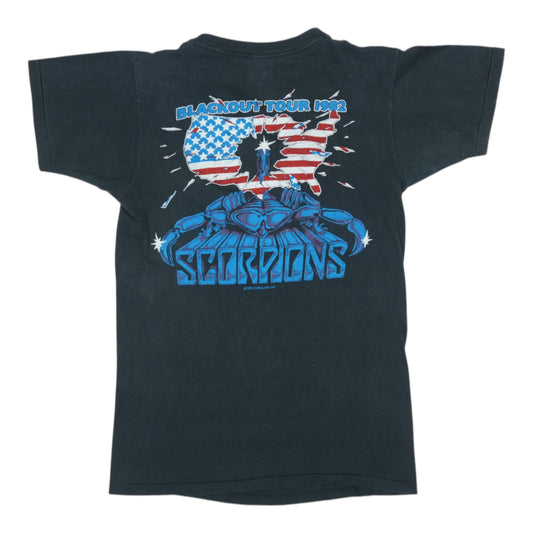 1982 Scorpions Blackout Tour Shirt Back