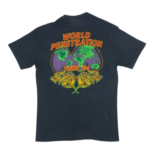1984 Ted Nugent World Penetration Tour Shirt Back