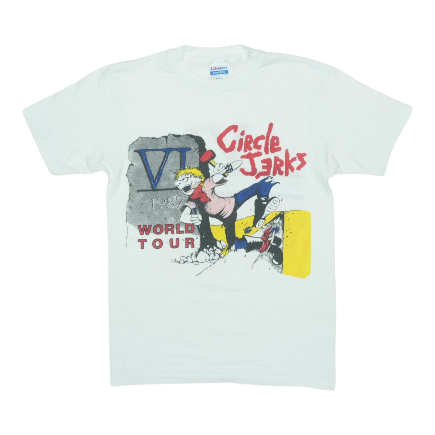 1987 Circle Jerks World Tour Shirt