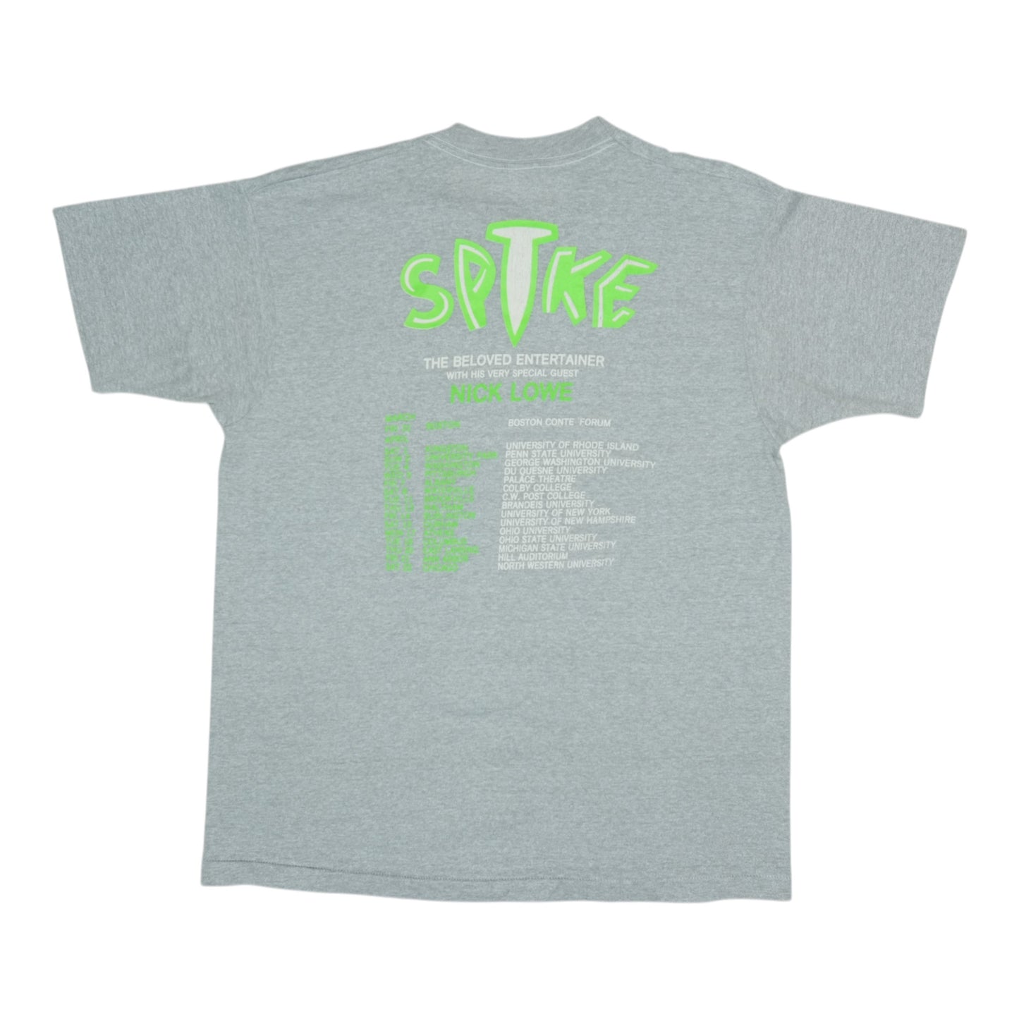 1989 Elvis Costello Spike Tour Shirt