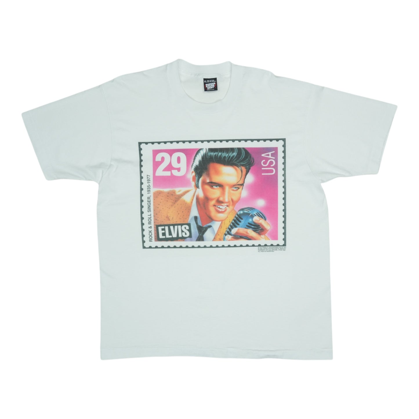 1992 Elvis Presley United States Postage Stamp Shirt