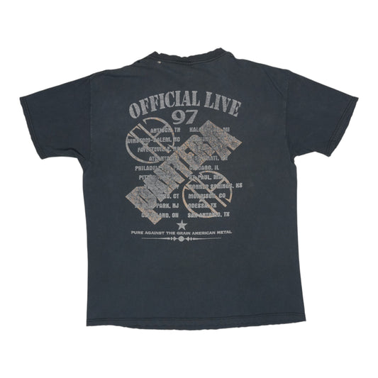 1997 Pantera 101 Proof Tour Shirt Back