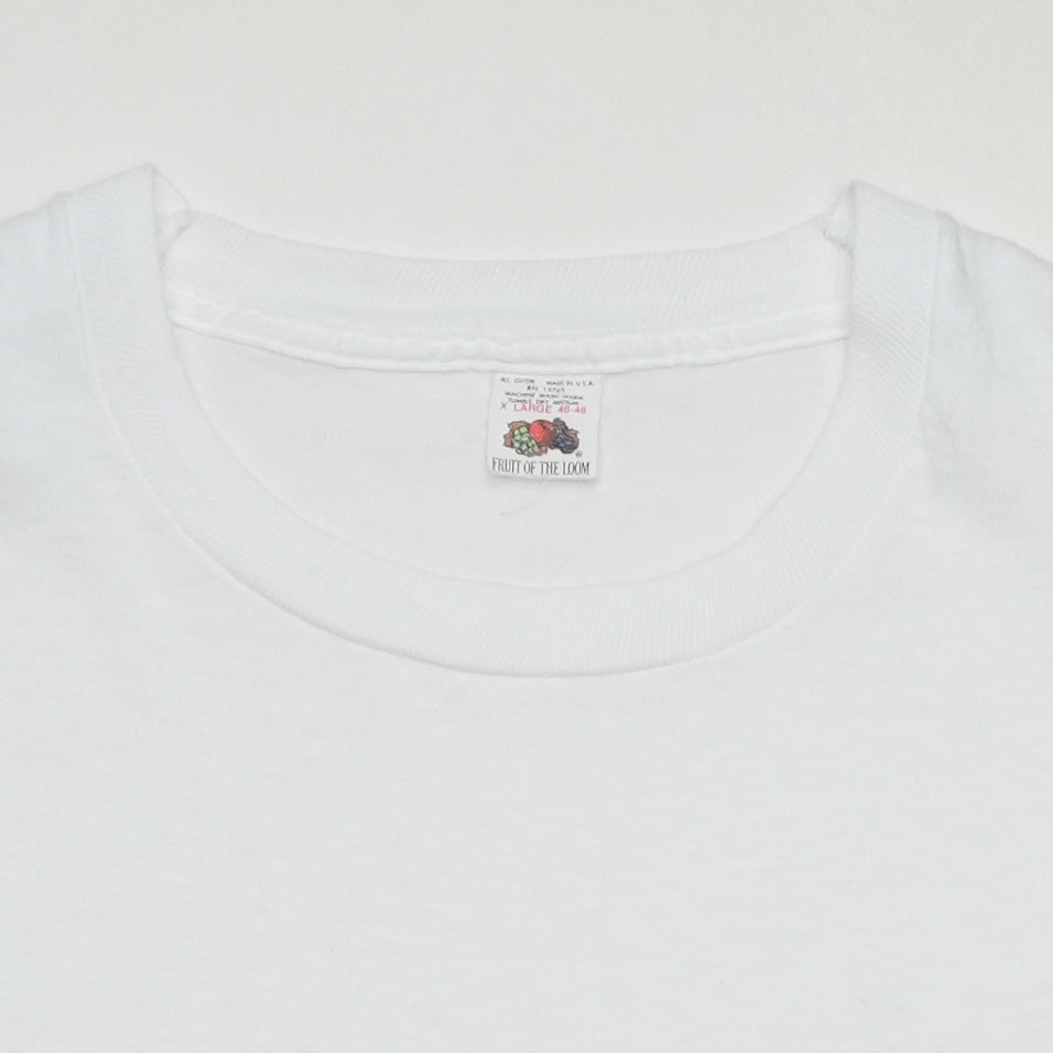 1980s Blank White FOTL Shirt Detail