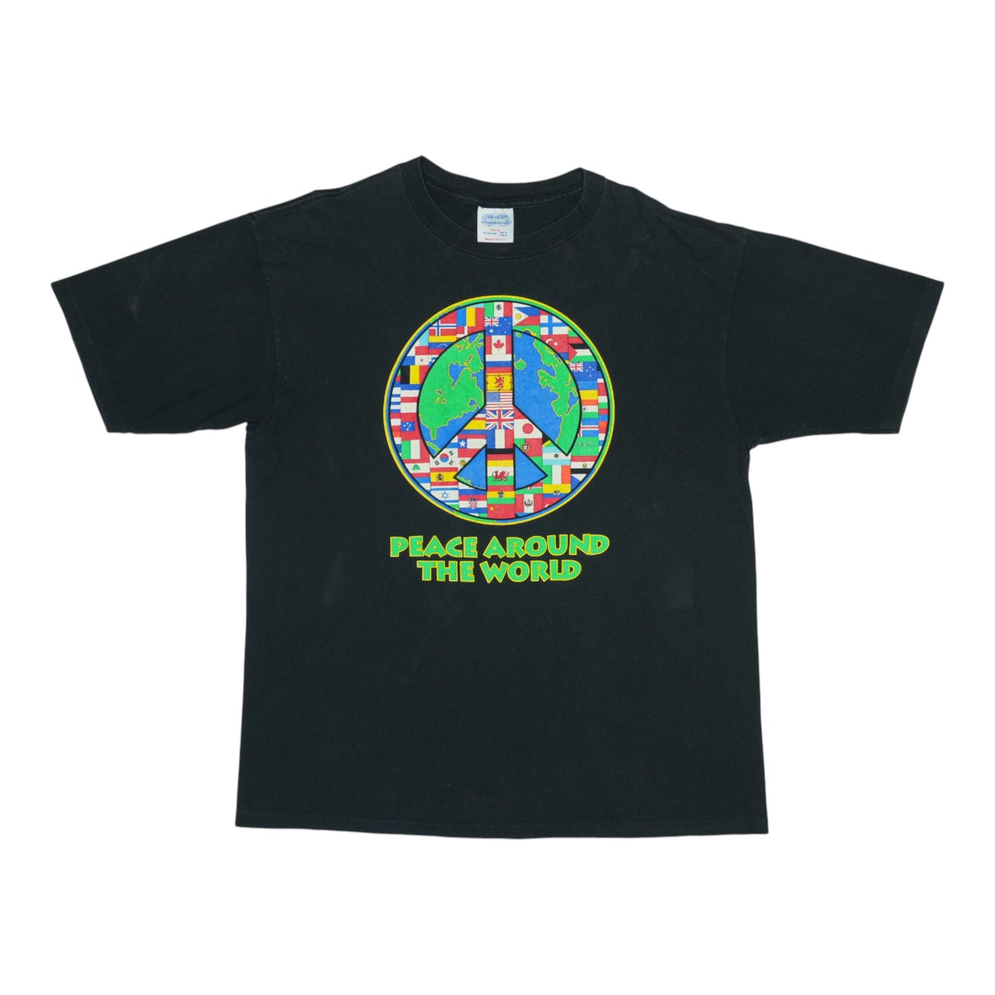 1990s Peace Around The World Shirt
