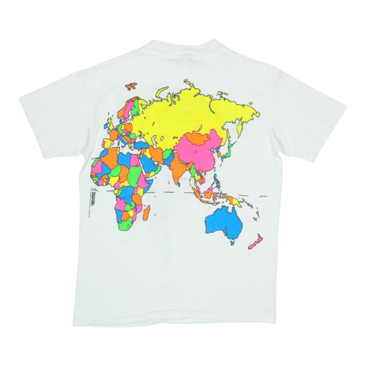 1988 Traveler World Globe Shirt Back