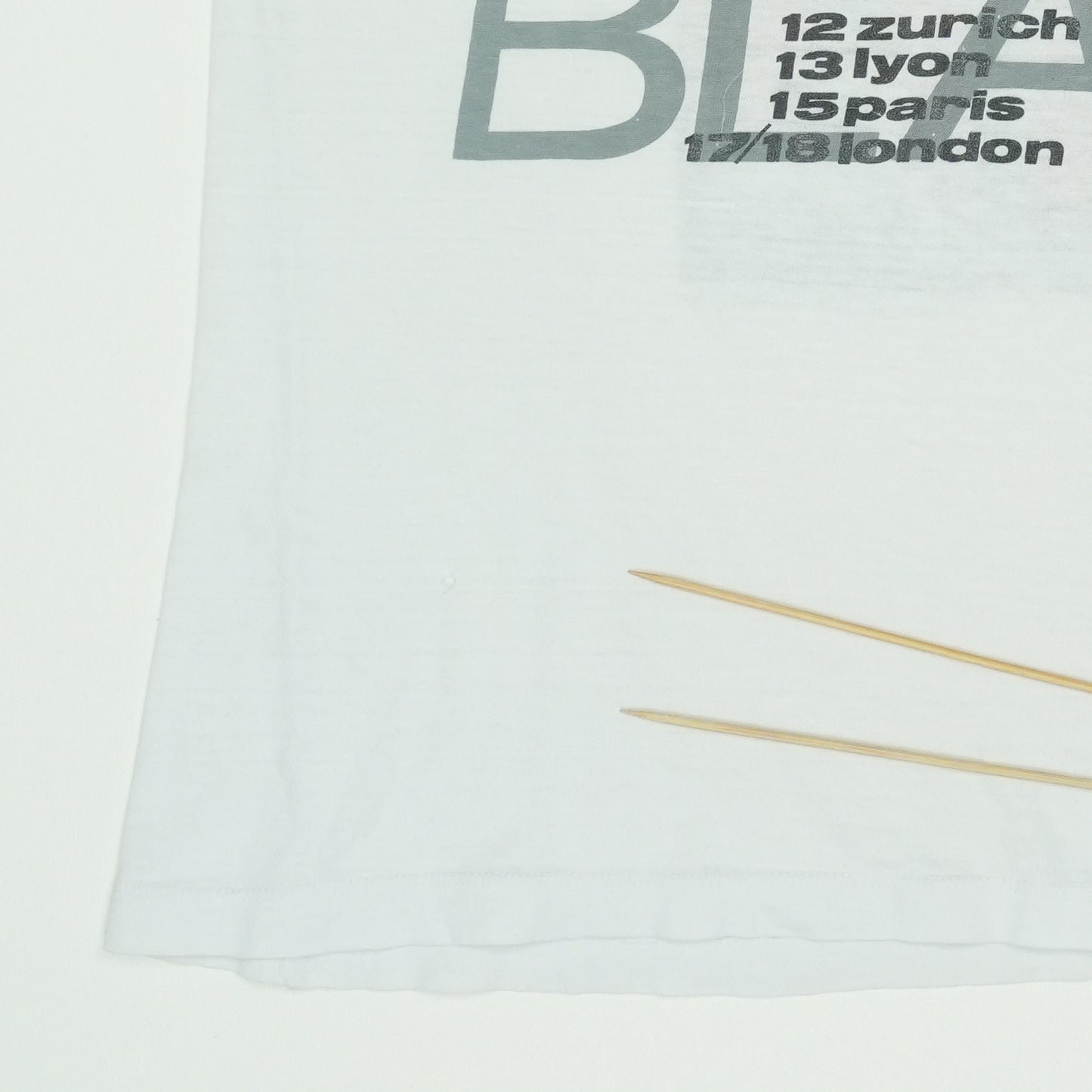 1986 Iggy Pop Blah Blah Blah Tour Shirt