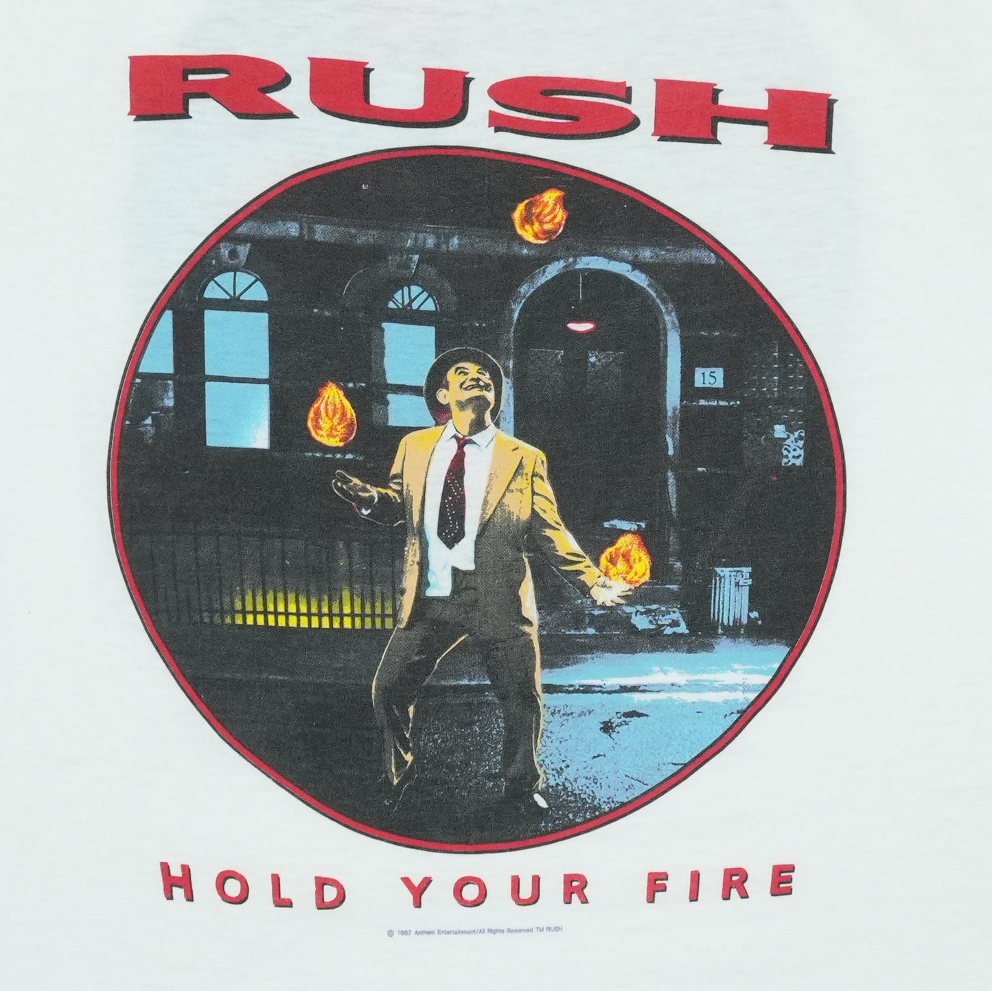 1987 Rush Hold Your Fire Tour Shirt