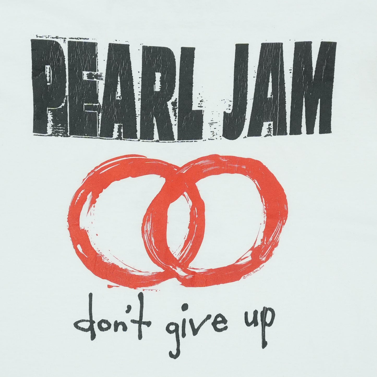 1992 Pearl Jam Never Give Up Hope Tour Shirt