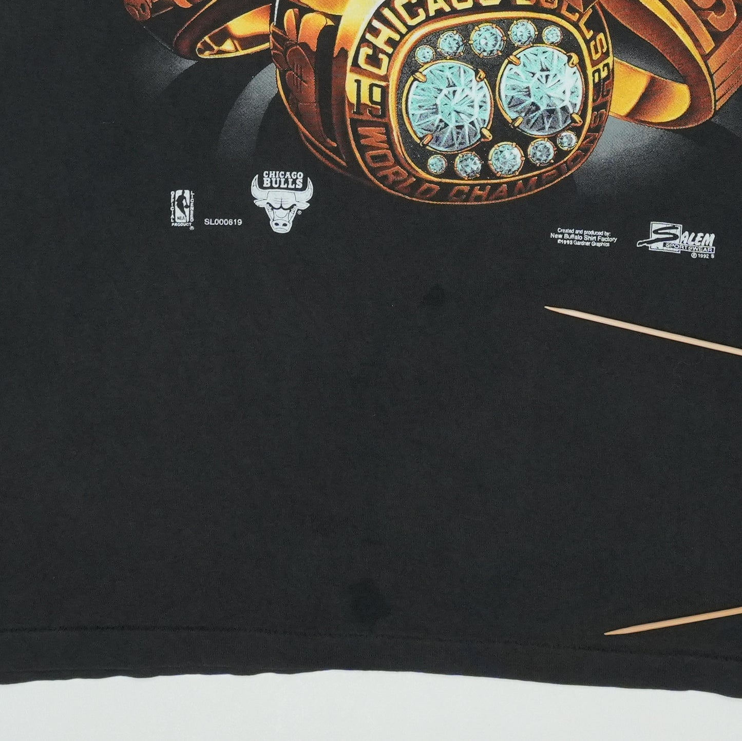 1993 Chicago Bulls World Champions Shirt