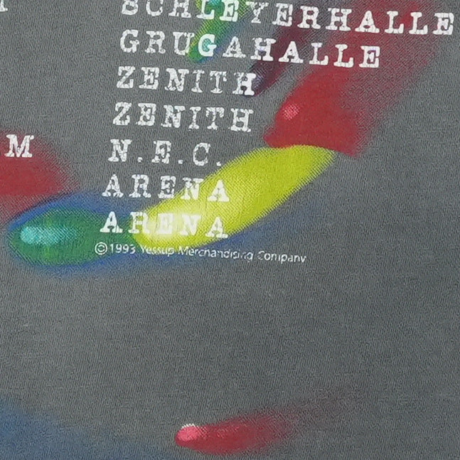 1993 Van Halen Live Across Europe Tour Shirt