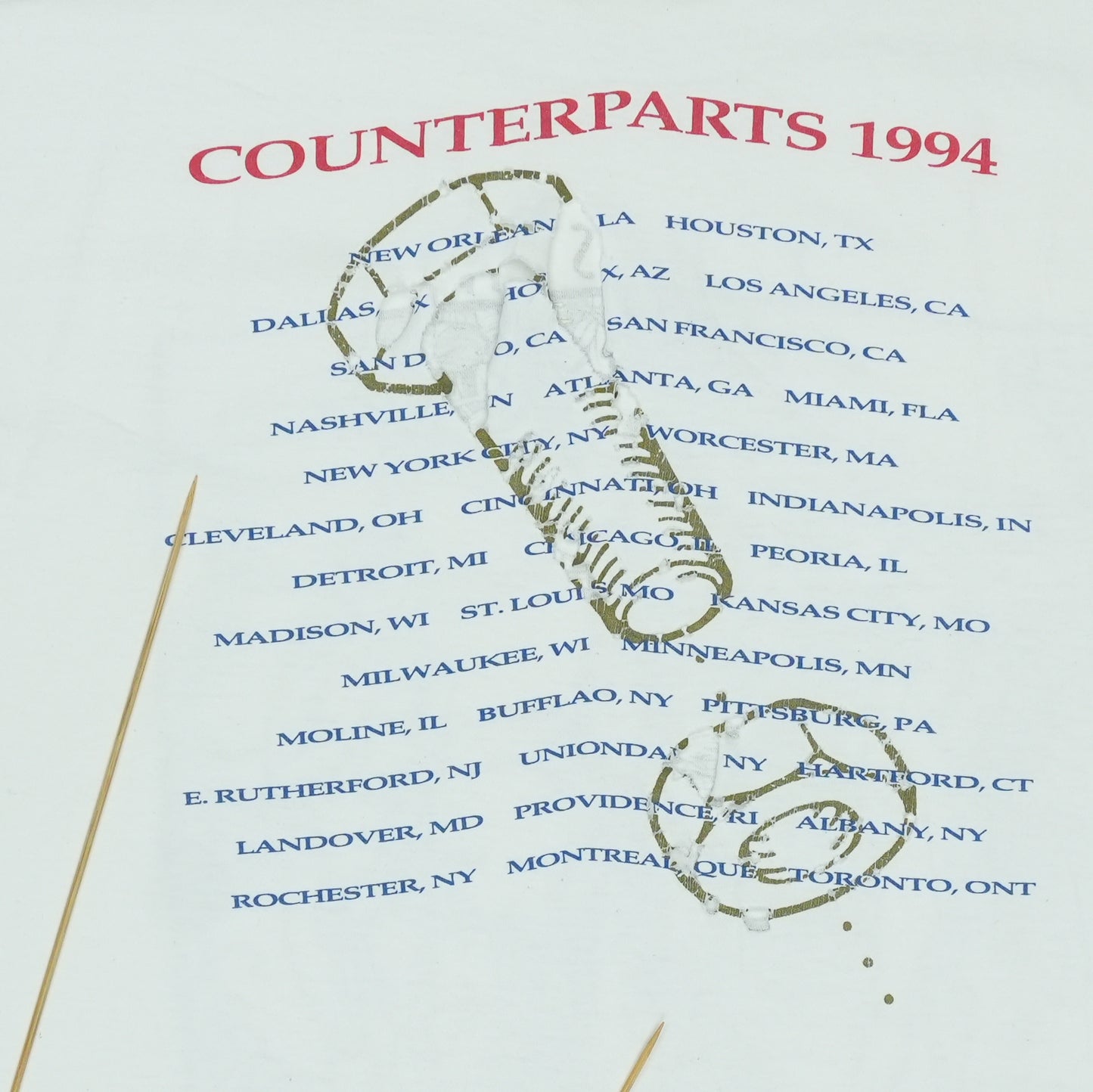 1994 Rush Counterparts Tour Shirt