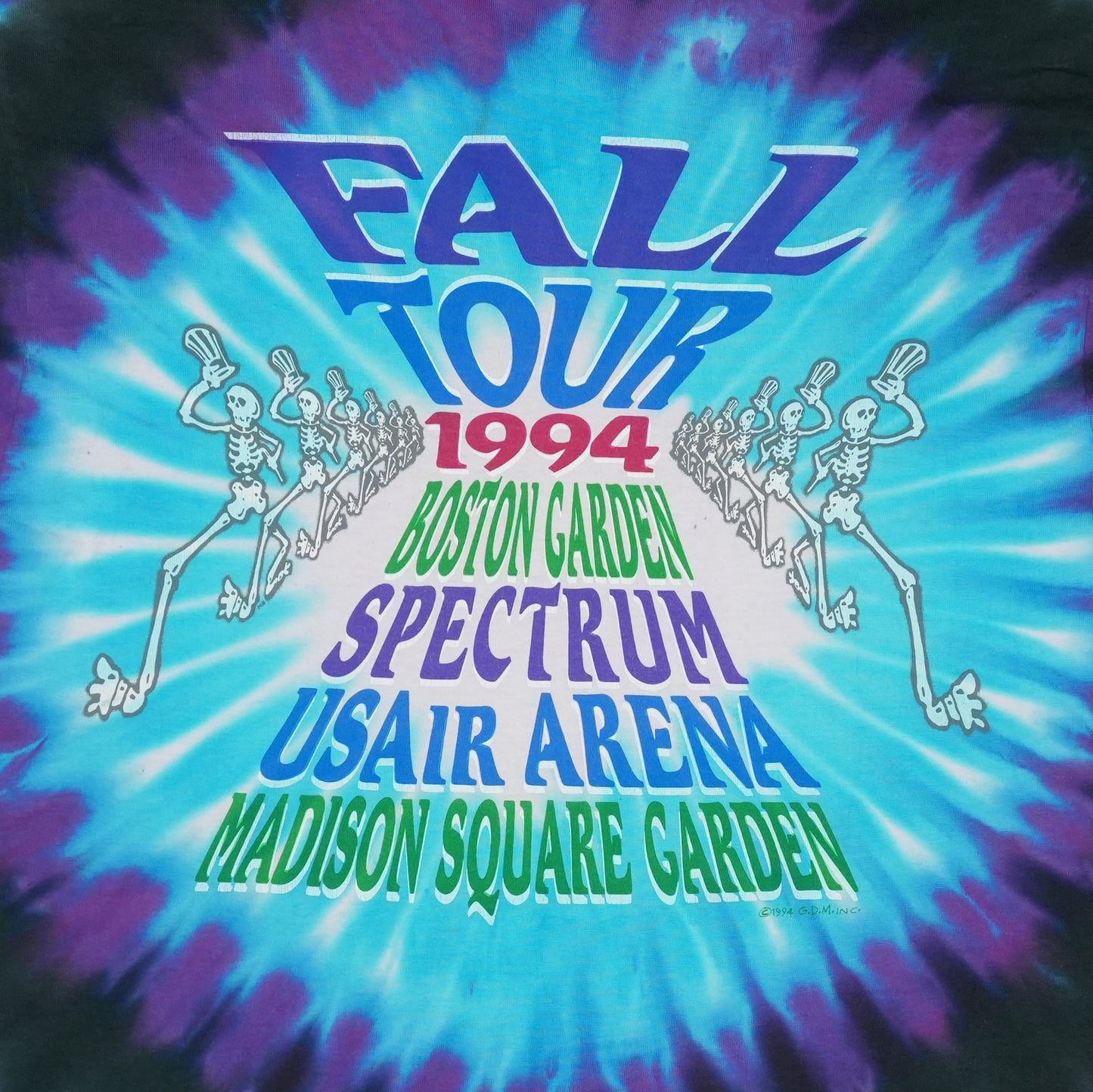 1994 Grateful Dead Fall Tour Tie Dye Shirt