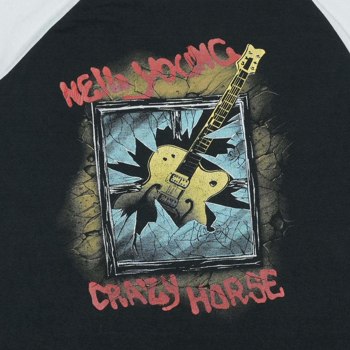 1986 Neil Young Crazy Horse Tour Jersey Shirt