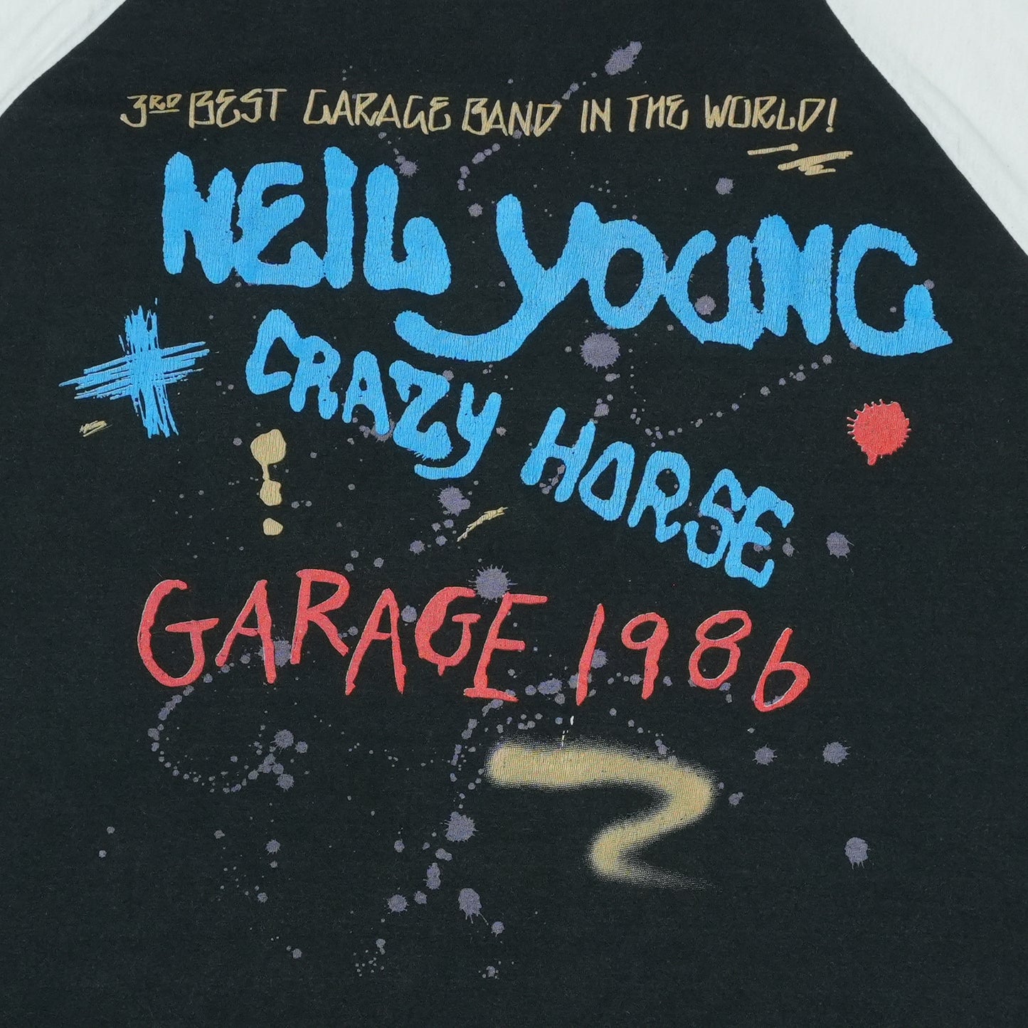 1986 Neil Young Crazy Horse Tour Jersey Shirt