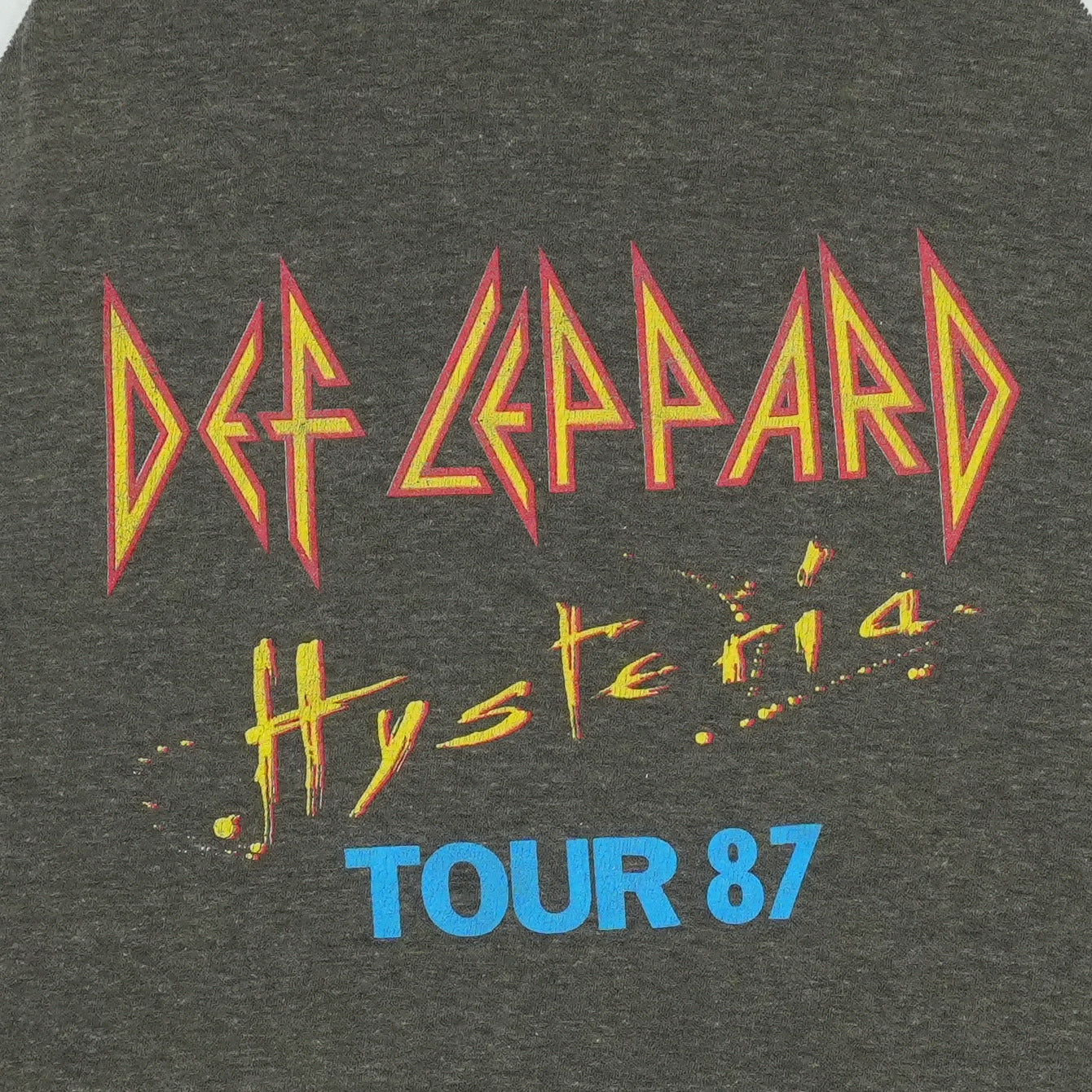 1987 Def Leppard Hysteria Tour Jersey Shirt